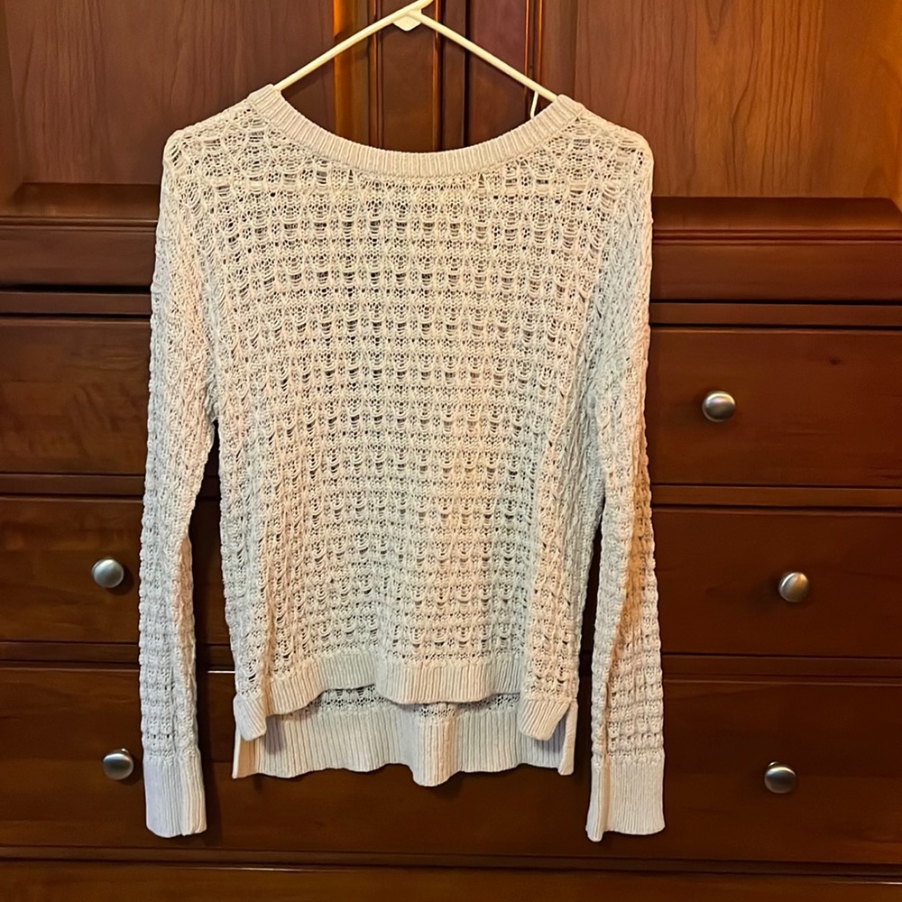 Loft open weave sweater size small